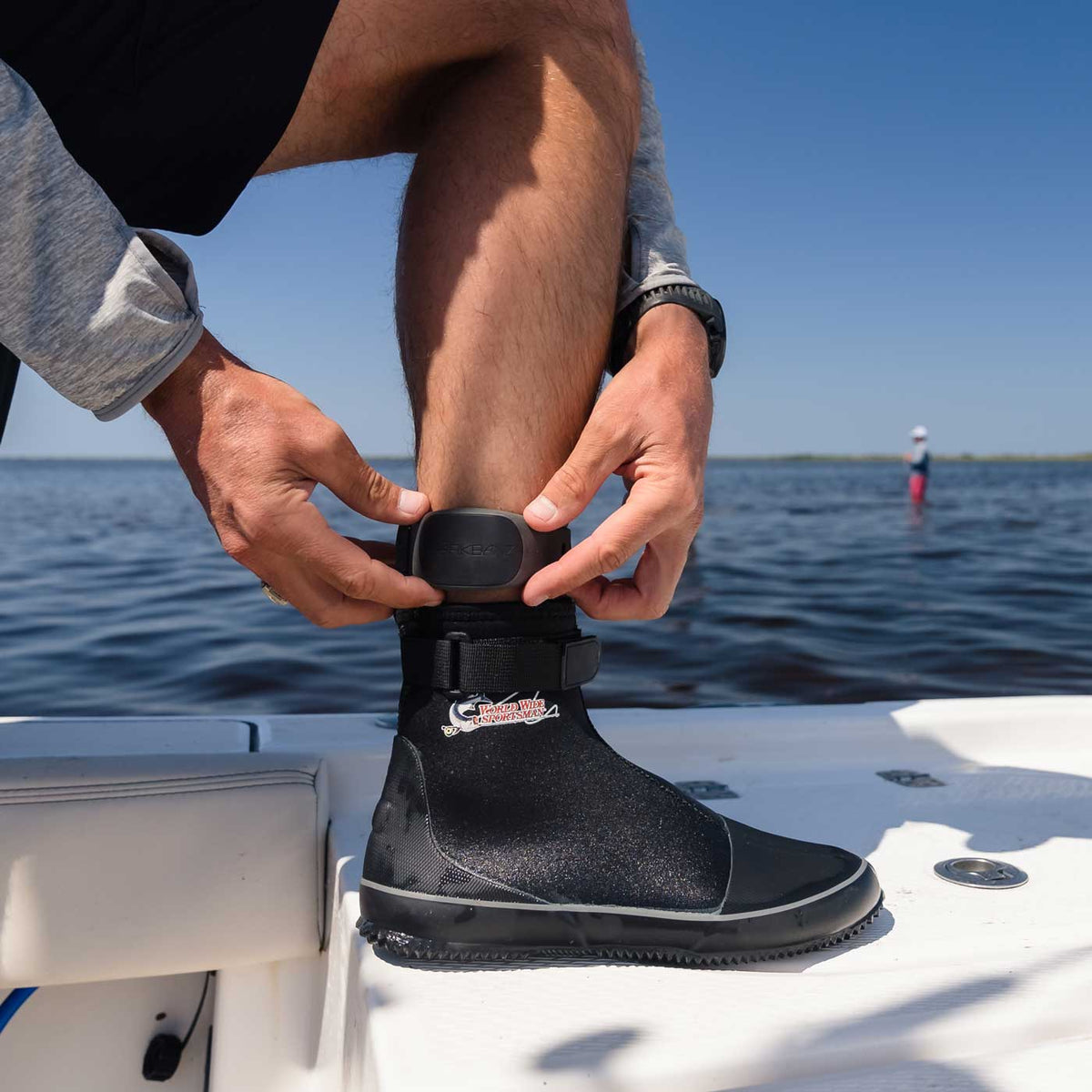 Sharkbanz 2.0 Wearable Shark Deterrent - Slate/Azure