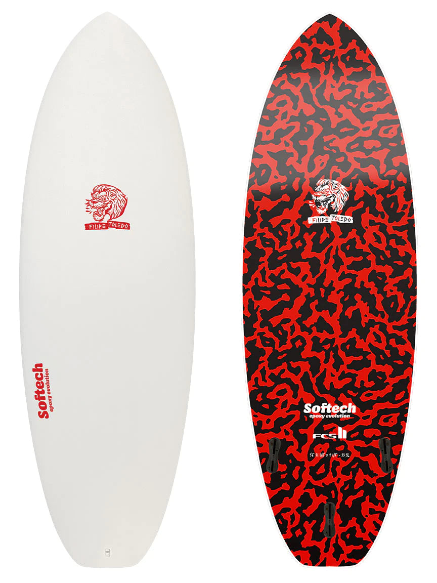 TOLEDO SIGNATURE SOFTBOARD - WHITE/BLACK/BLOOD