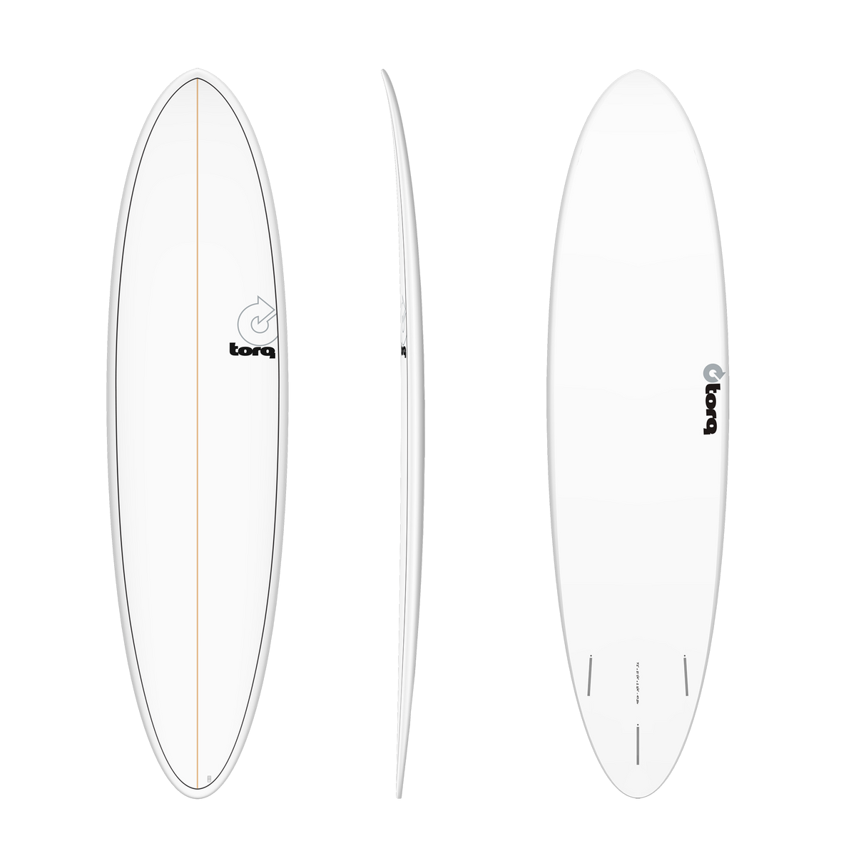 Torq TET Mod Funboard - White Pinline
