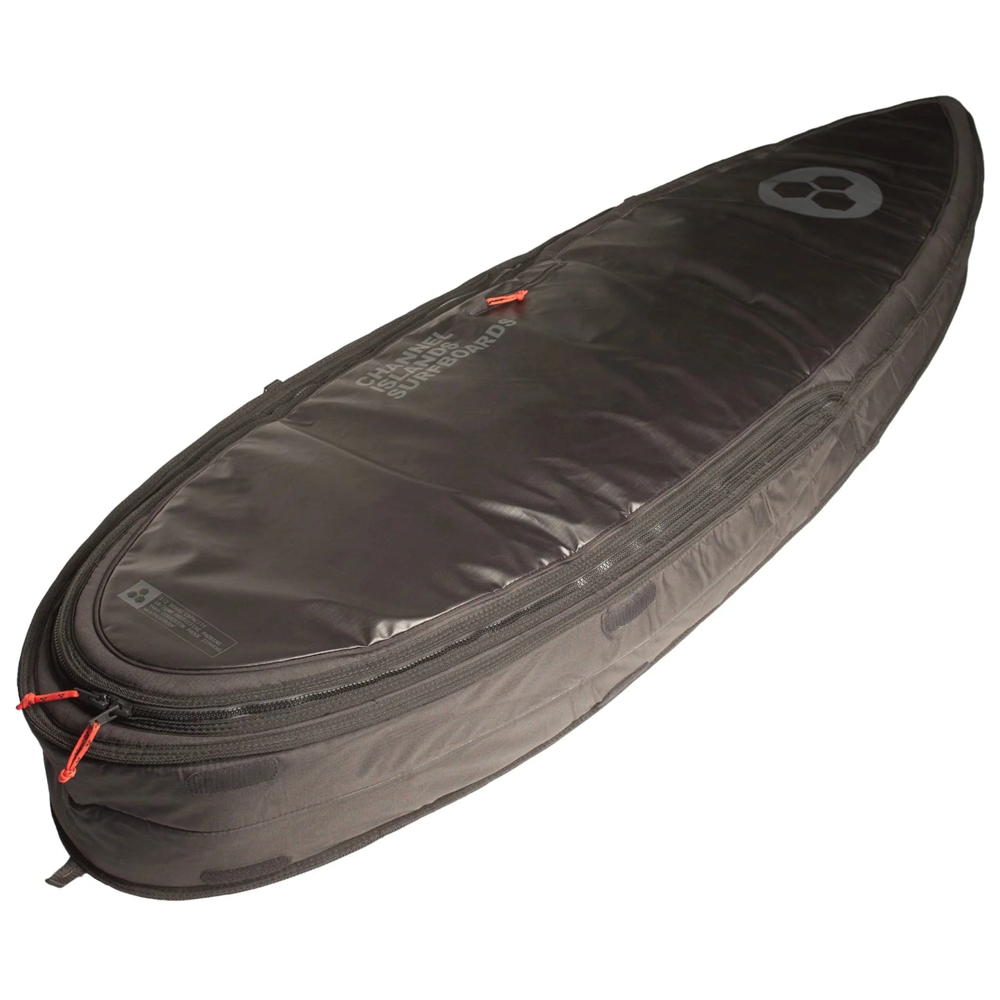Traveler Single/Double Shortboard Travel Bag - Black