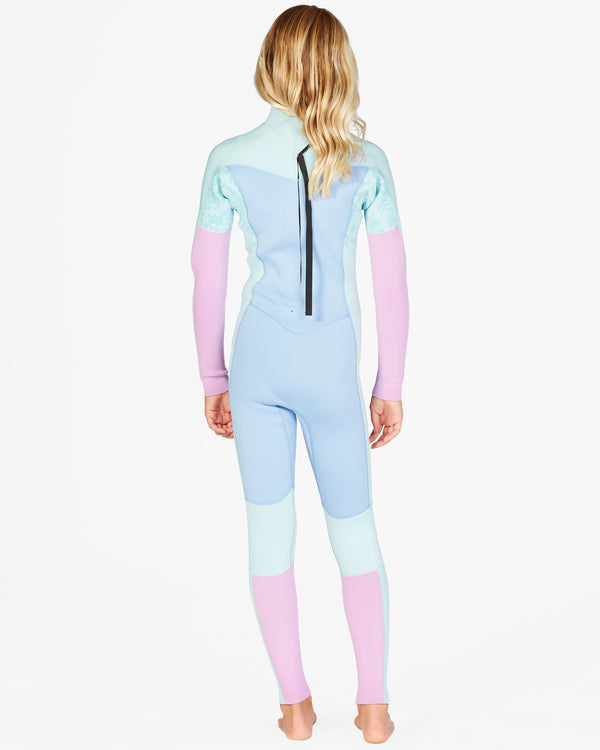 TEEN SYNERGY 3/2MM BACK ZIP FULL SUIT - ICEBERG