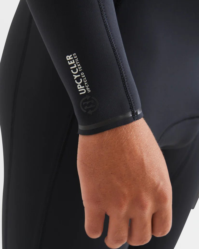 Men's 2mm Absolute Natural Chest Zip Long Sleeve Springsuit - Black