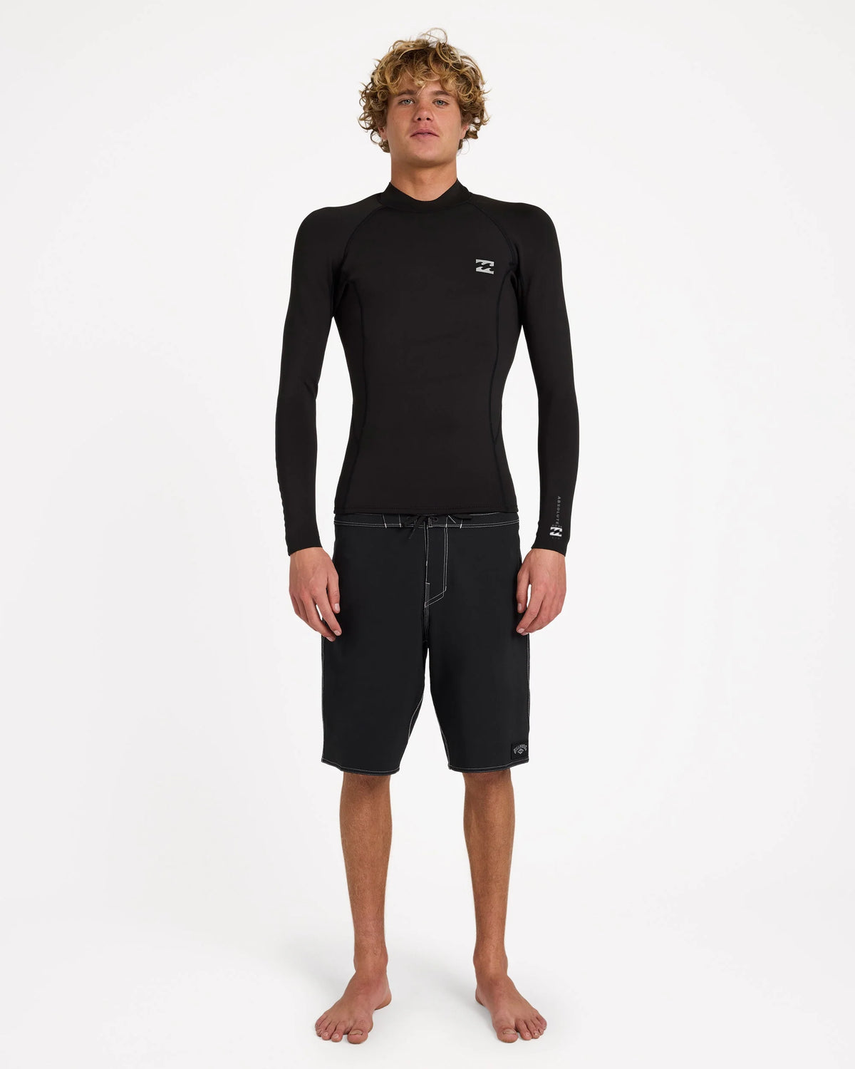 Billabong Mens 1mm Absolute Core Long Sleeve Wetsuit Jacket - Black