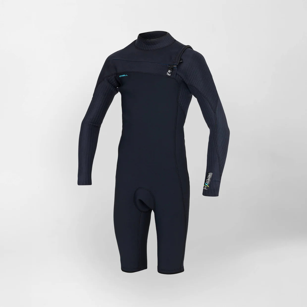 Youth O'neill HyperX 2mm Long Sleeve Spring Suit Chest Zip - Black