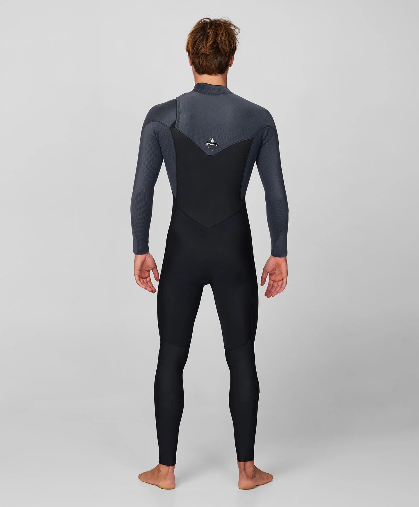 HyperFreak 4/3+ Steamer Chest Zip Wetsuit - Black/Graphite