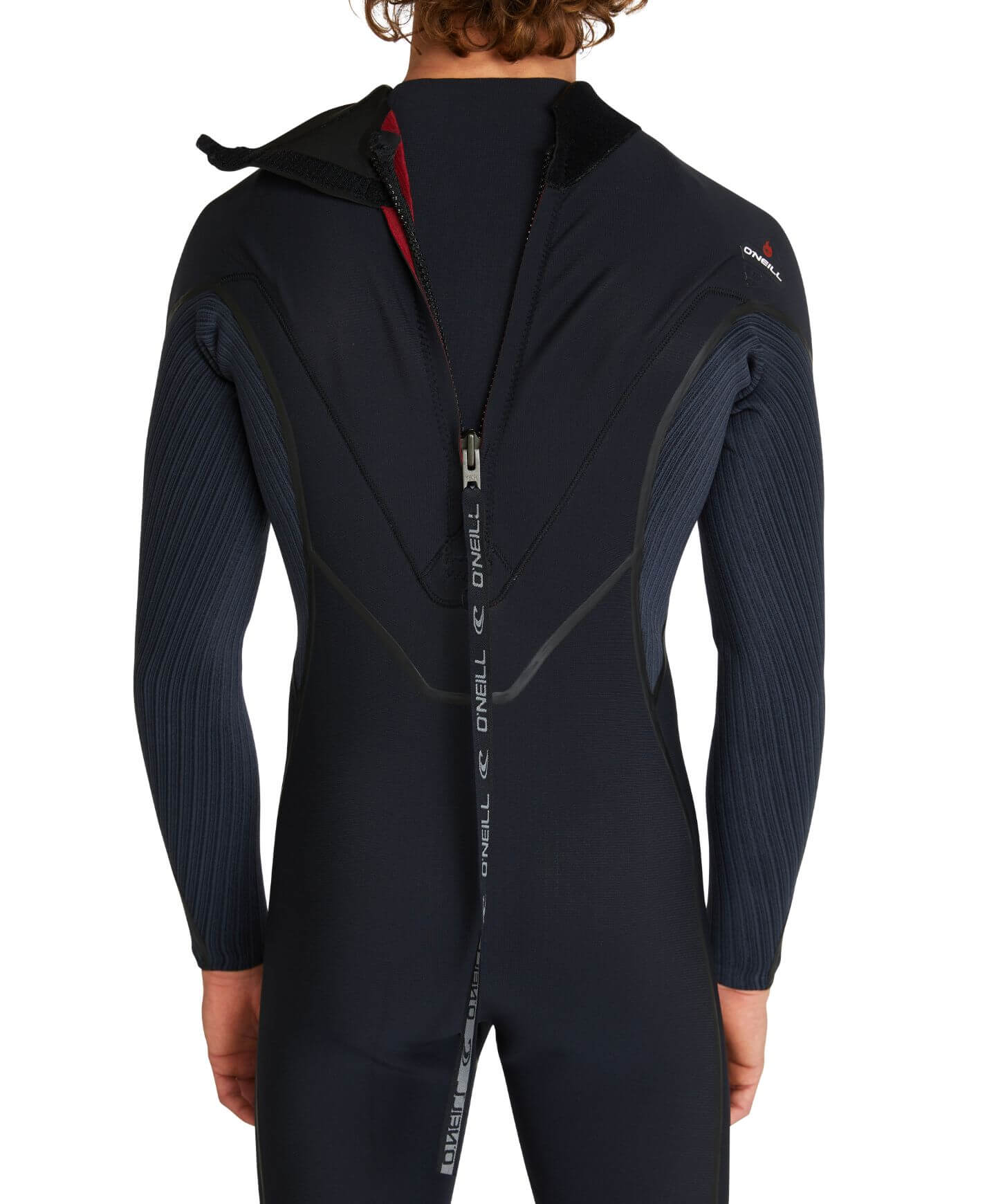 Men's HyperFire 3/2mm Steamer Back Zip Wetsuit - Black