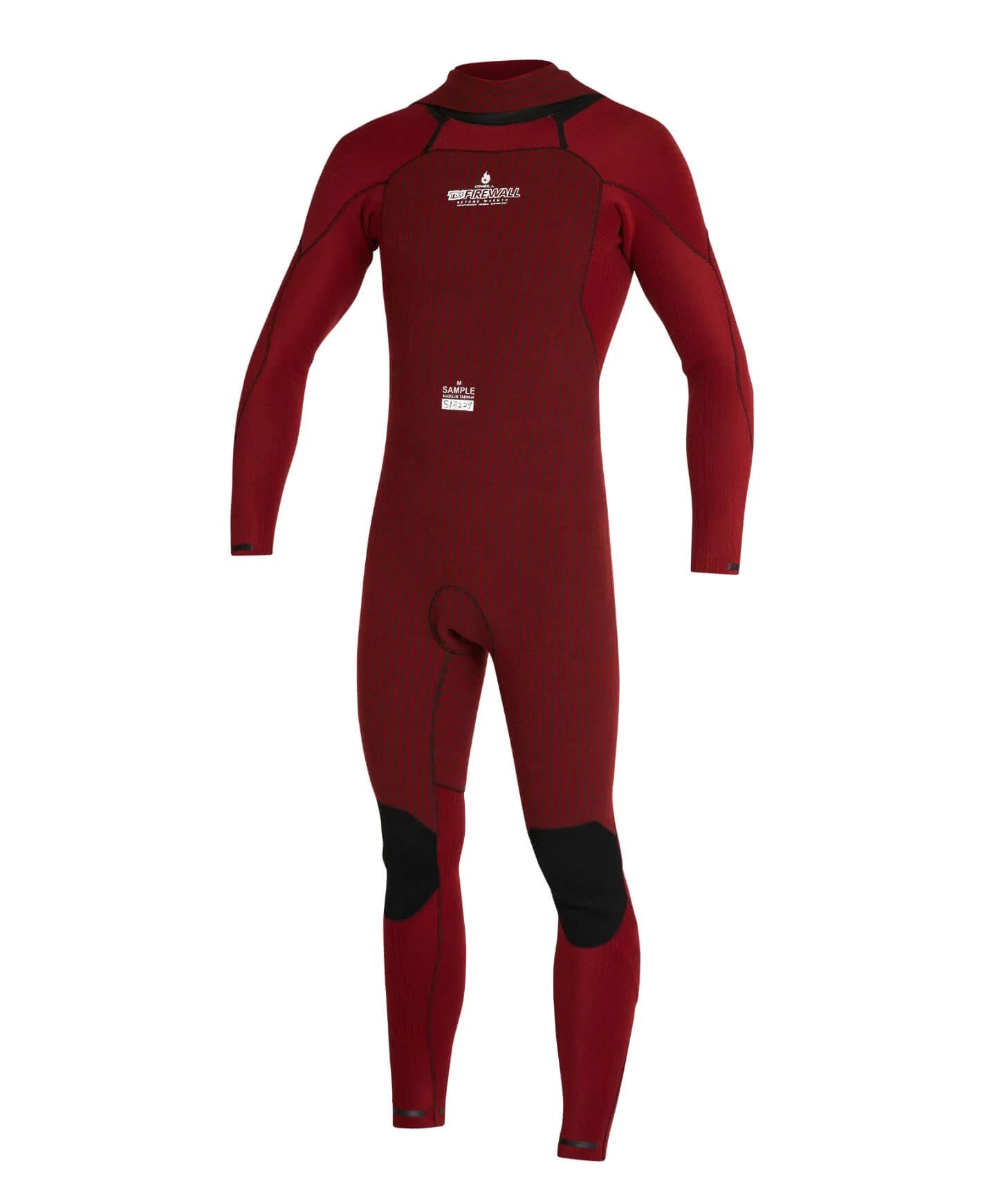 Men's HyperFire 3/2mm Steamer Back Zip Wetsuit - Black