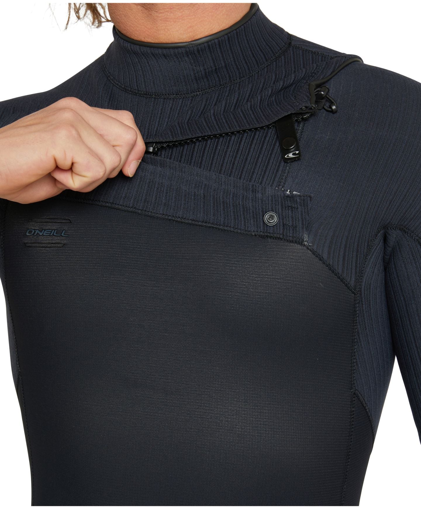 O'neill HyperFreak Chest Zip Short Sleeve 2mm Spring Suit - Black