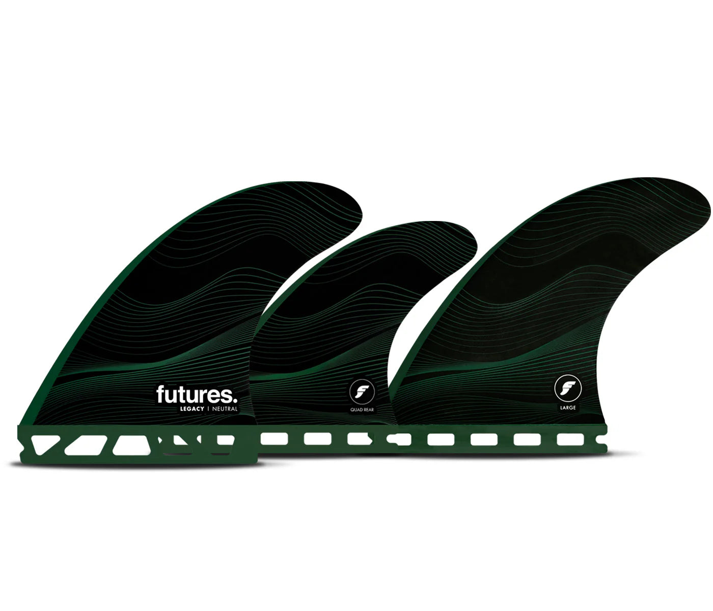 Futures F8 Honeycomb 5-Fin Set - Green