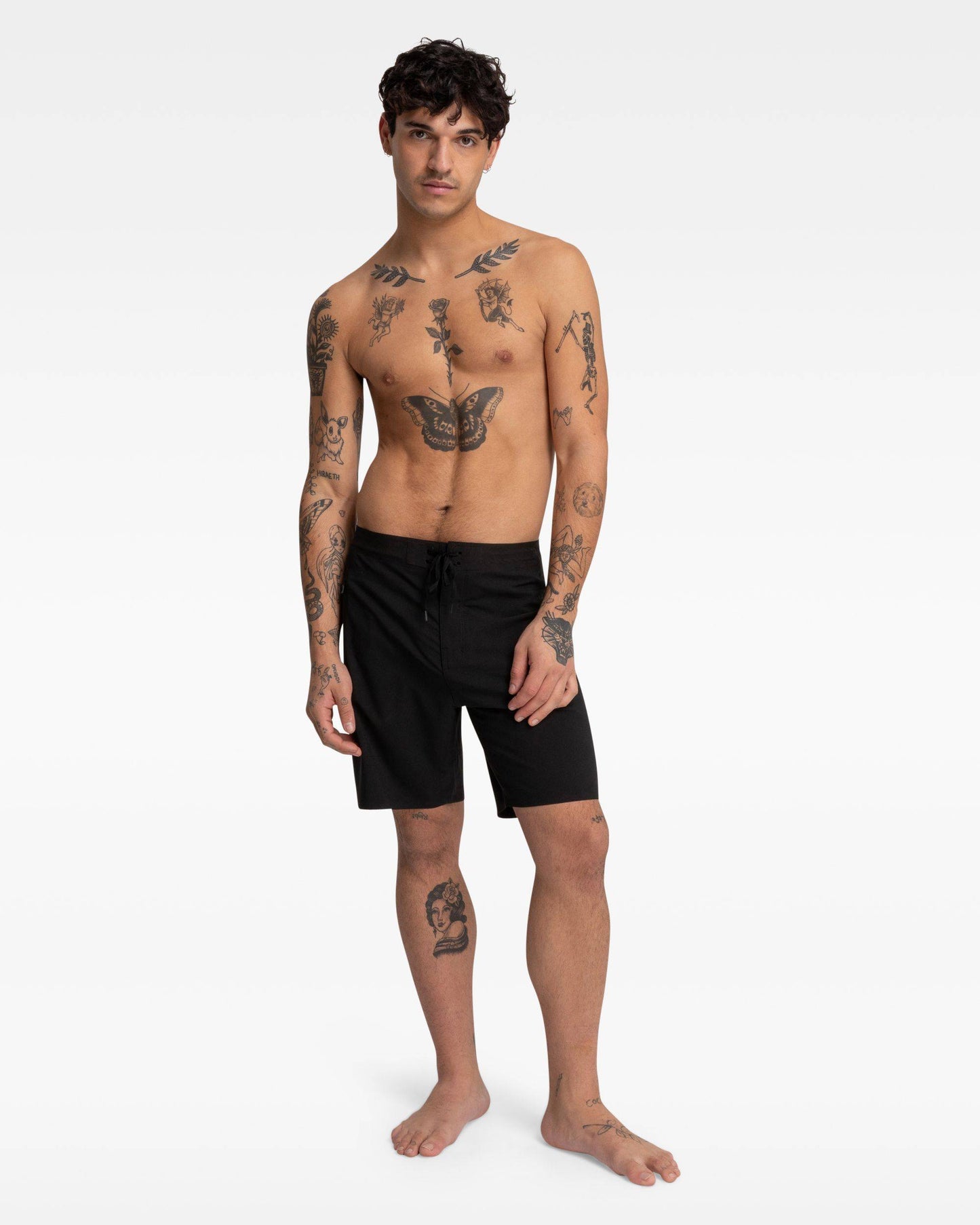 PHANTOM ALPHA BOARDSHORT - BLACK