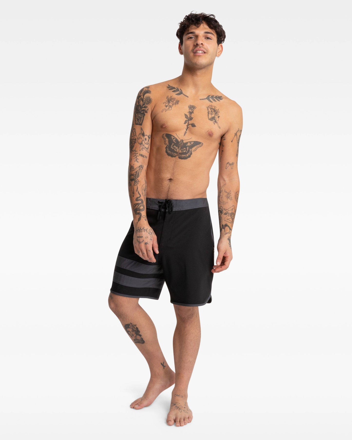 PHANTOM BLOCK PARTY BOARDSHORT - BLACK