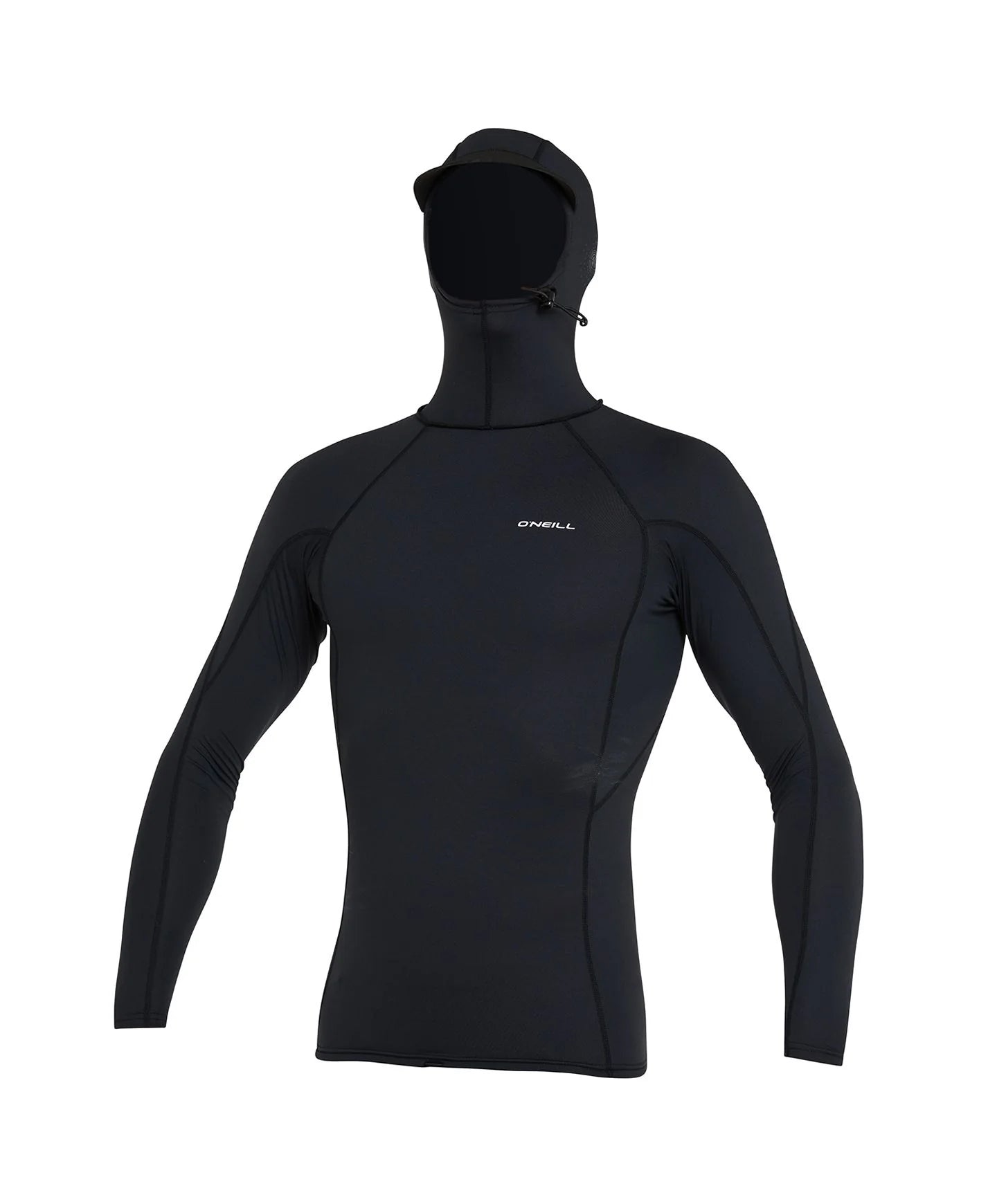 PSYCHO HOODED UV LS CREW - BLACK