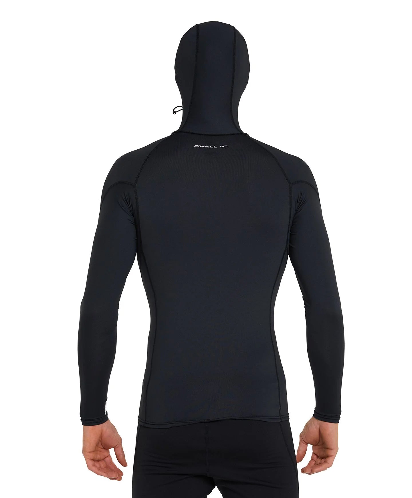 PSYCHO HOODED UV LS CREW - BLACK