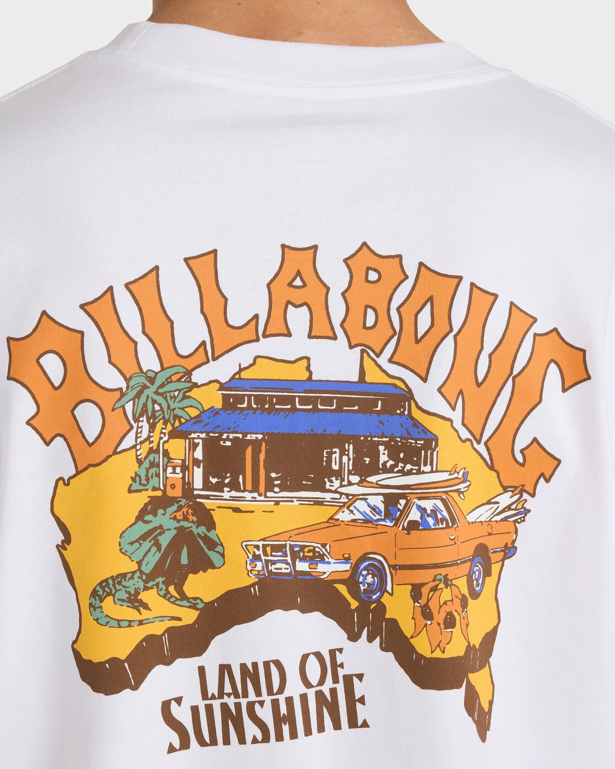 Billabong Mens Land Of Sunshine T-Shirt - White