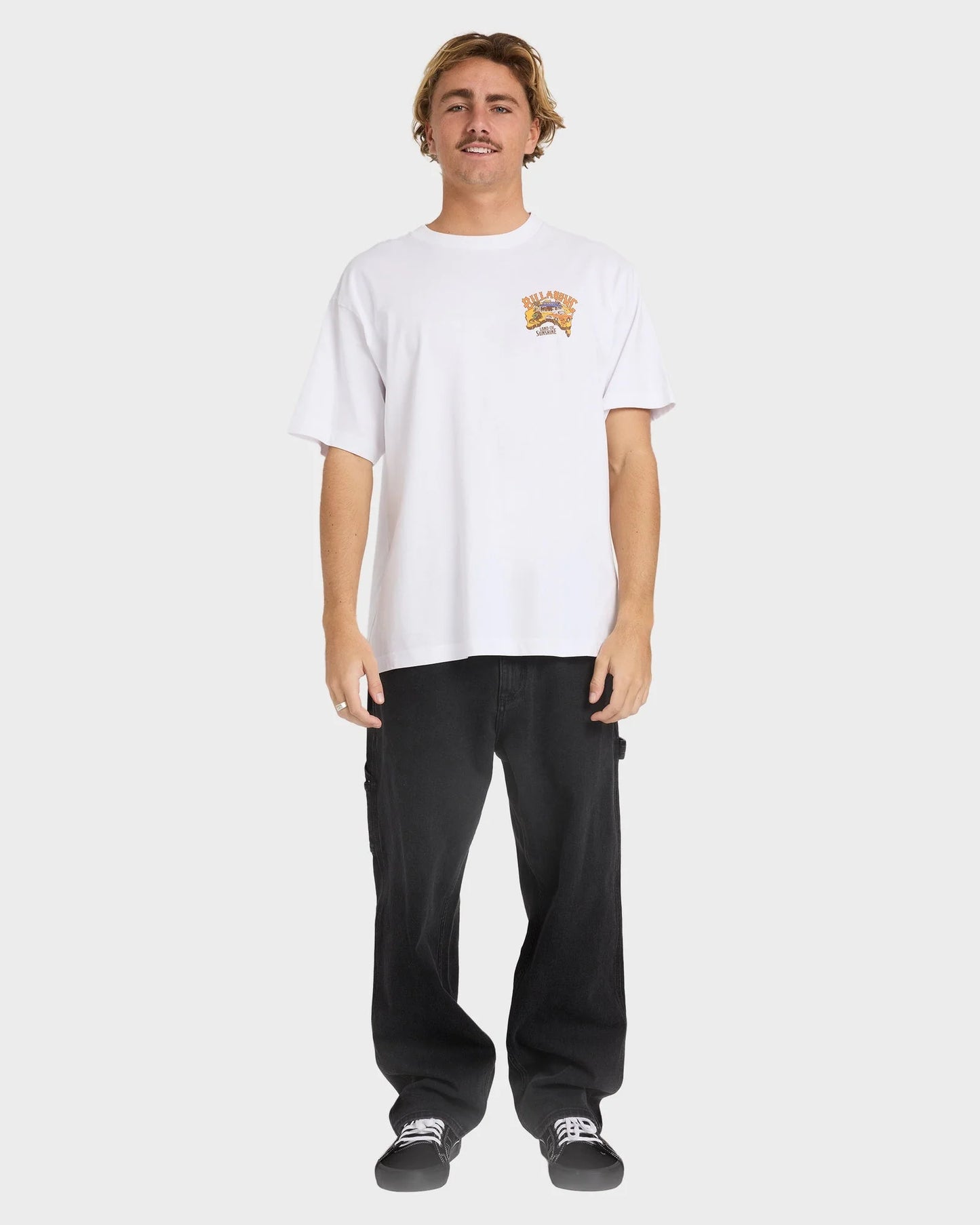 Billabong Mens Land Of Sunshine T-Shirt - White