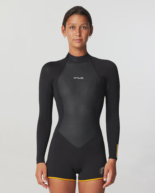 Women's O'neill O'Riginals Back Zip 2mm Boy Leg Spring Suit - Black