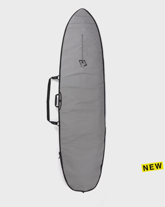 Fish Icon Surfboard Cover - Silver