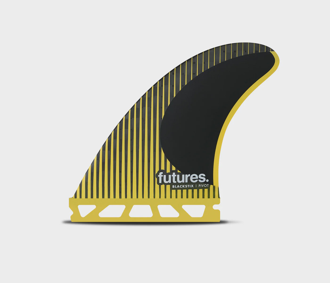 P6 Pivot Blackstix Thruster Fin Set - Yellow