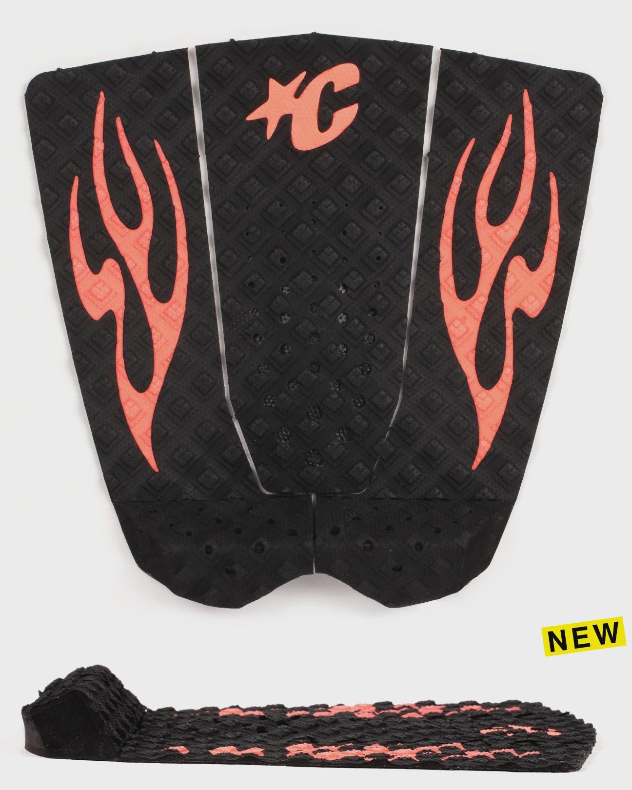 GRIFFIN COLAPINTO LITE GRIP - BLACK FLURO RED FLAMES