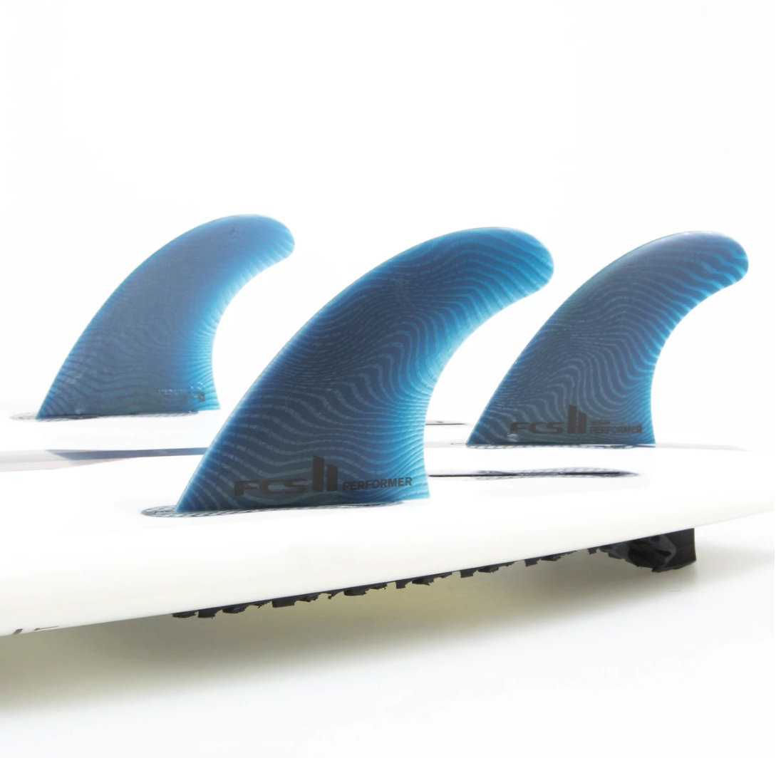 FCS II Performer Neo Glass Tri Fin Set - Pacific