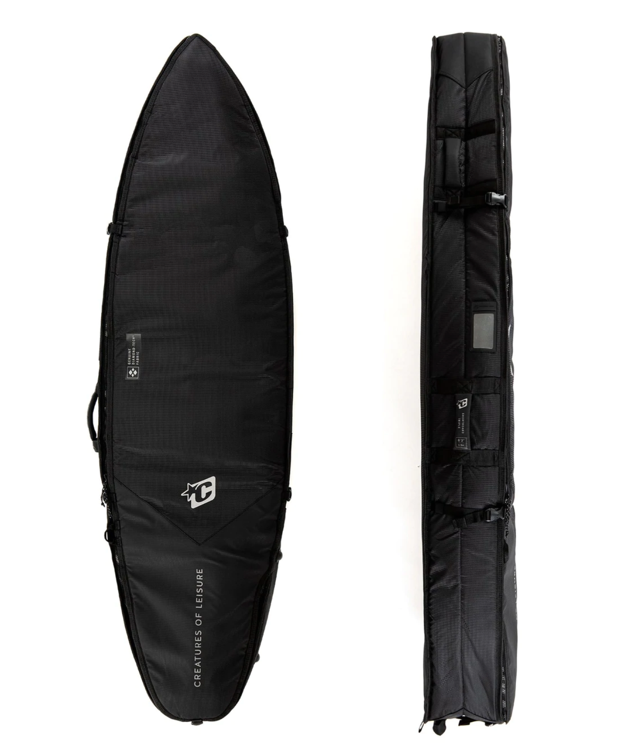 SHORTBOARD TRIPLE DT2.0 - BLACK/SILVER
