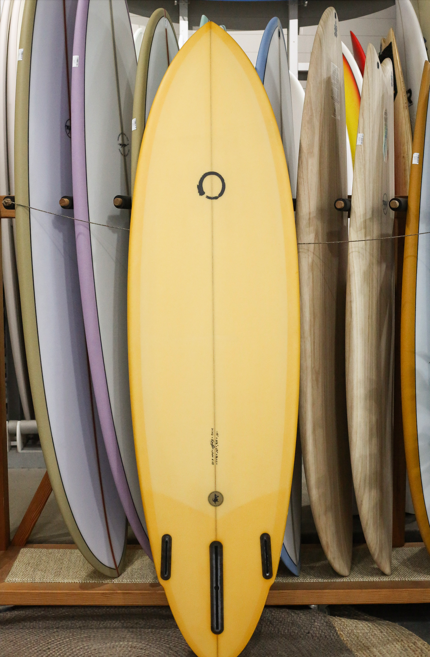 YURI SINGLE FIN YELLOW 7'0