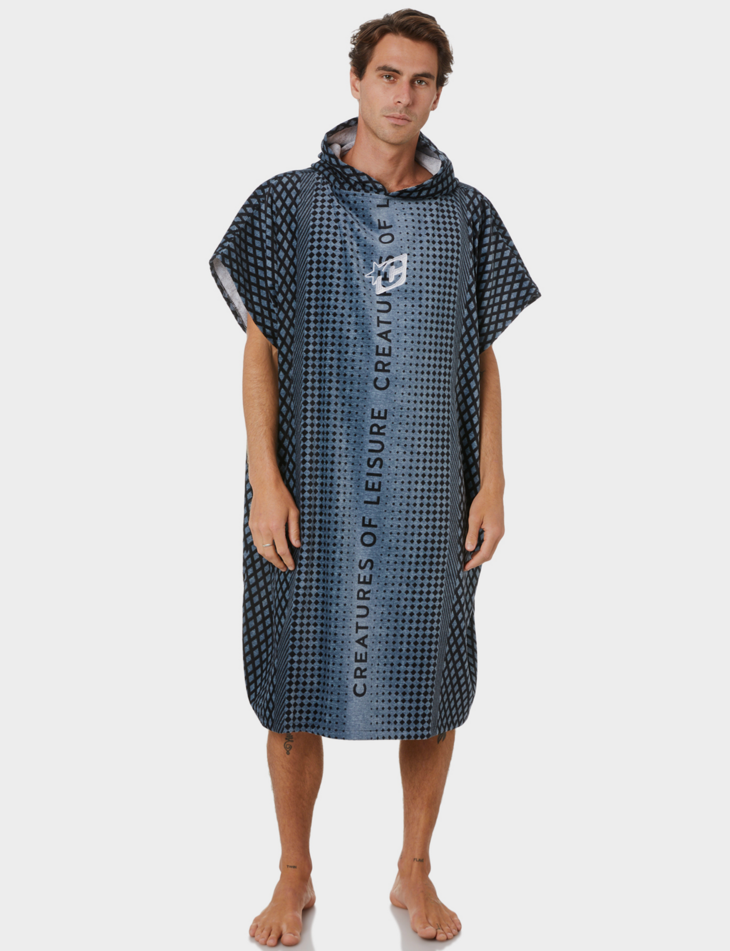 RELIANCE PONCHO - SLATE BLUE