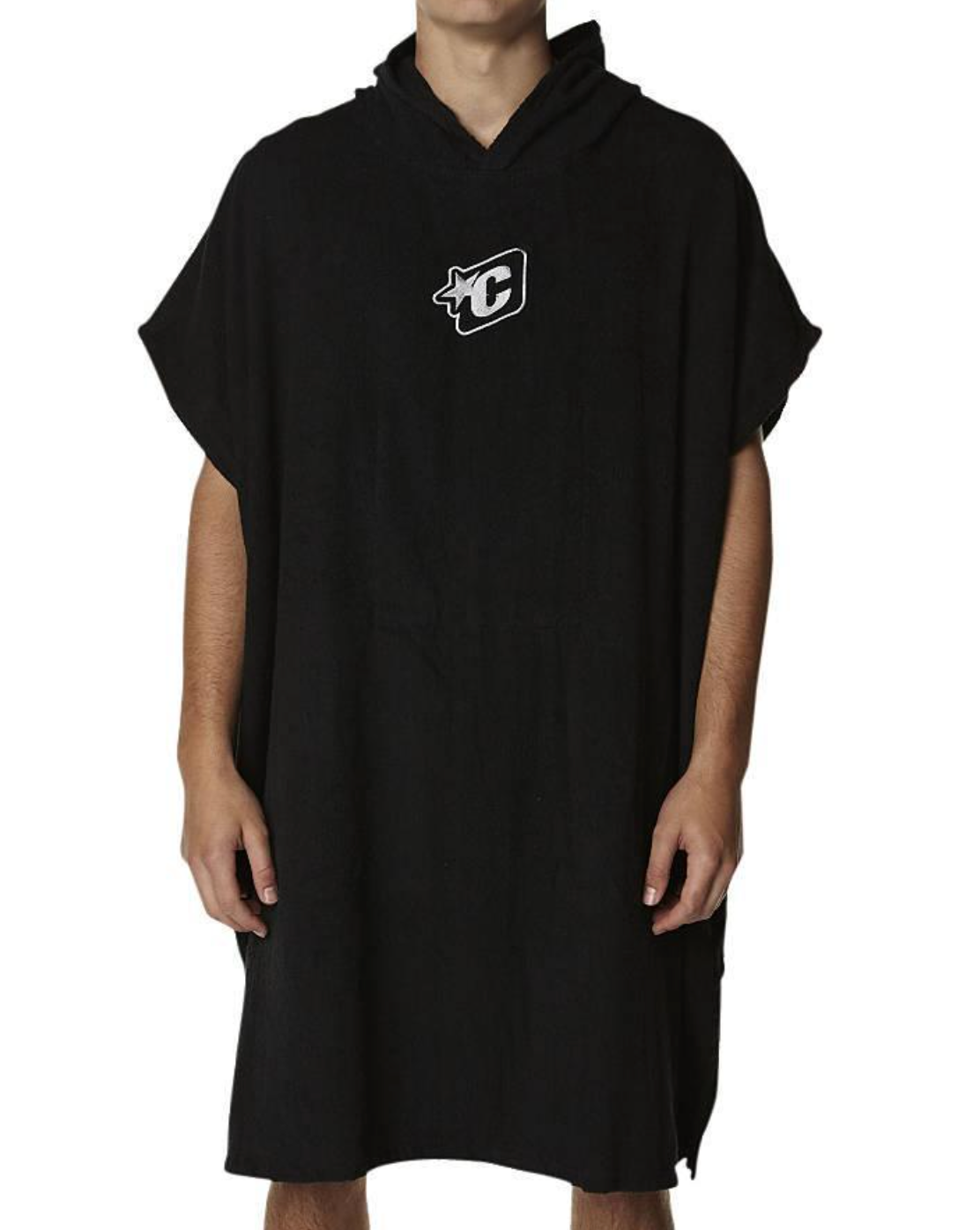 BARBWIRE PONCHO: BLACK BARBWIRE