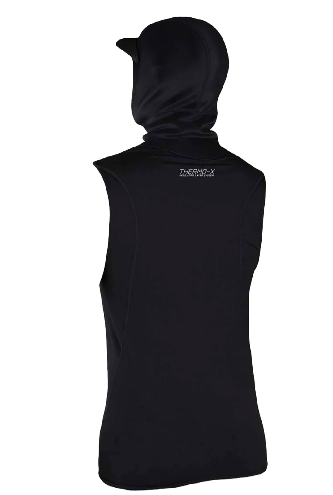 Thermo X Hooded Wetsuit Vest - Black
