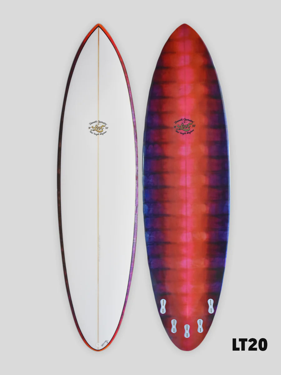 Long toe clearance surfboards