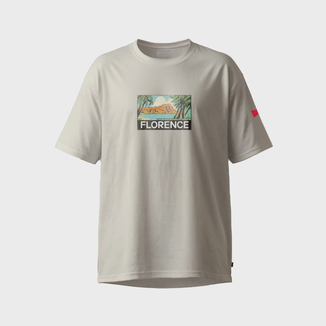 Florence Postcard T-Shirt - Off White