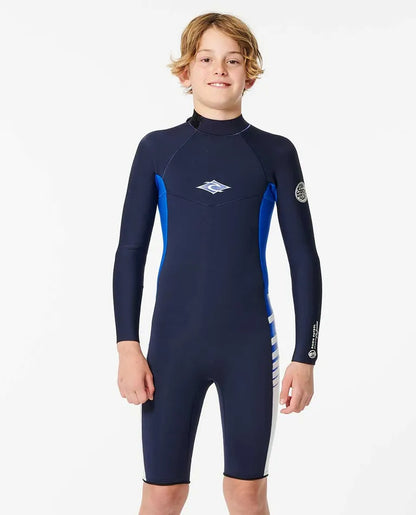BOYS D/PATROL 2MM L/SL SPRING - NAVY