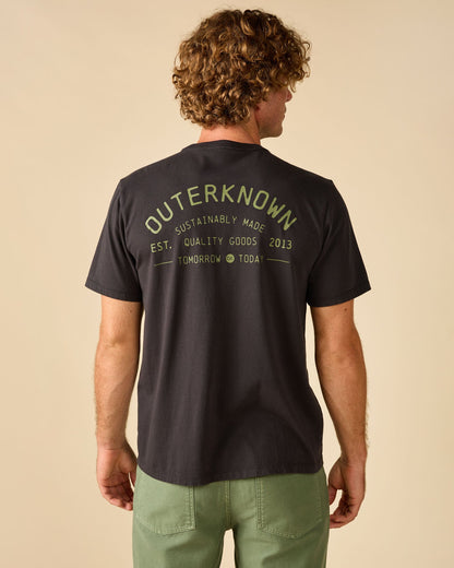 Industrial Outerknown Pocket Tee - Washed Black