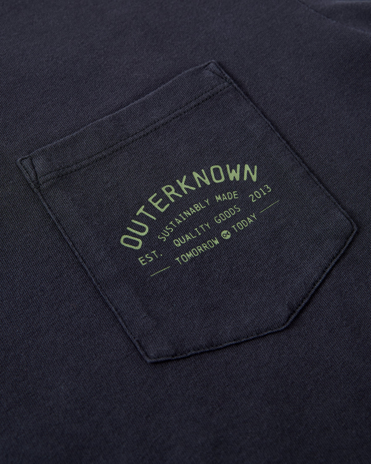 Industrial Outerknown Pocket Tee - Washed Black