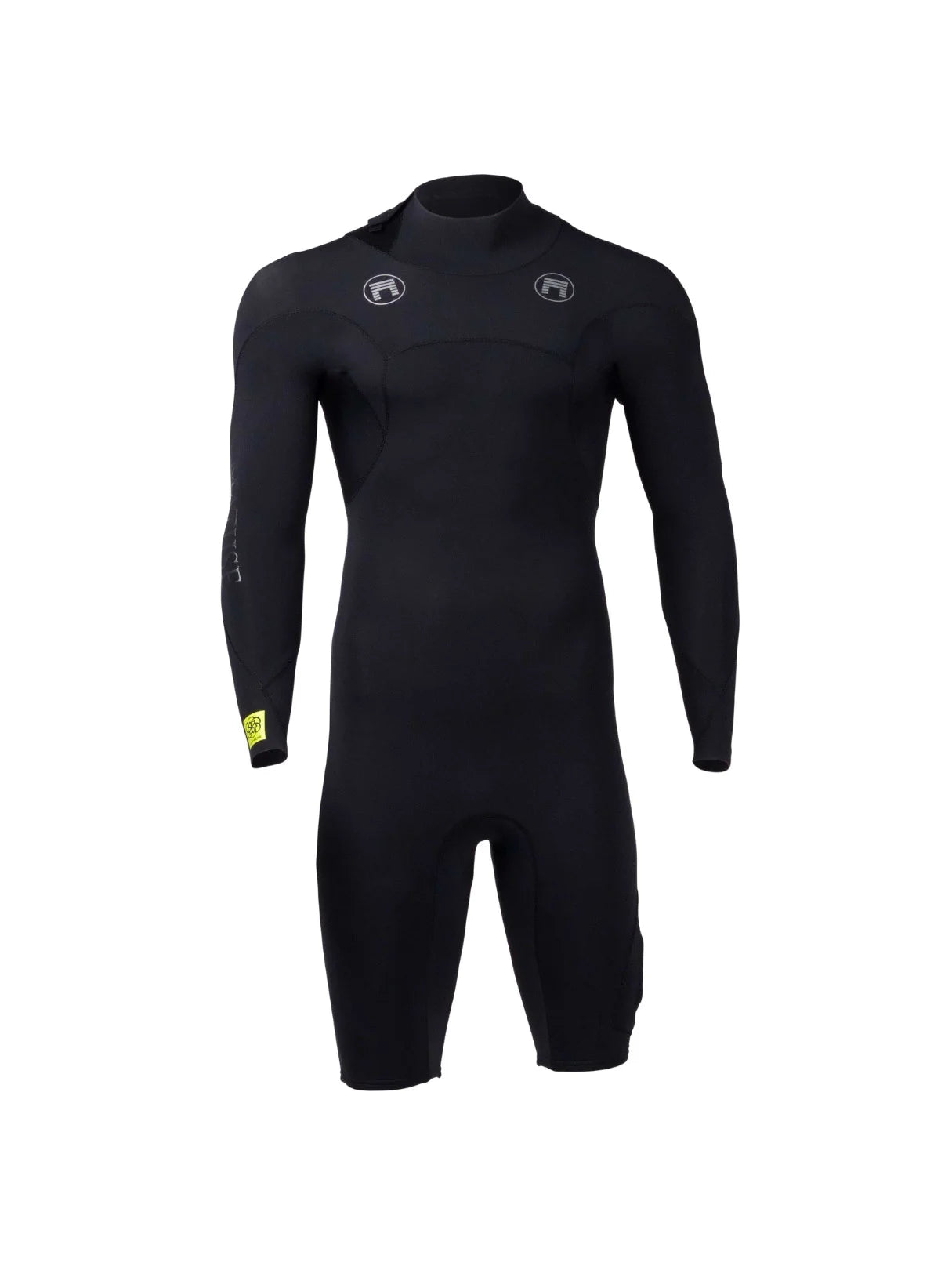 Matuse Tactical 2mm Long Sleeve Back Zip Spring Suit - Black