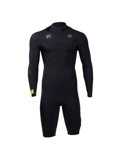 Matuse Tactical 2mm Long Sleeve Back Zip Spring Suit - Black