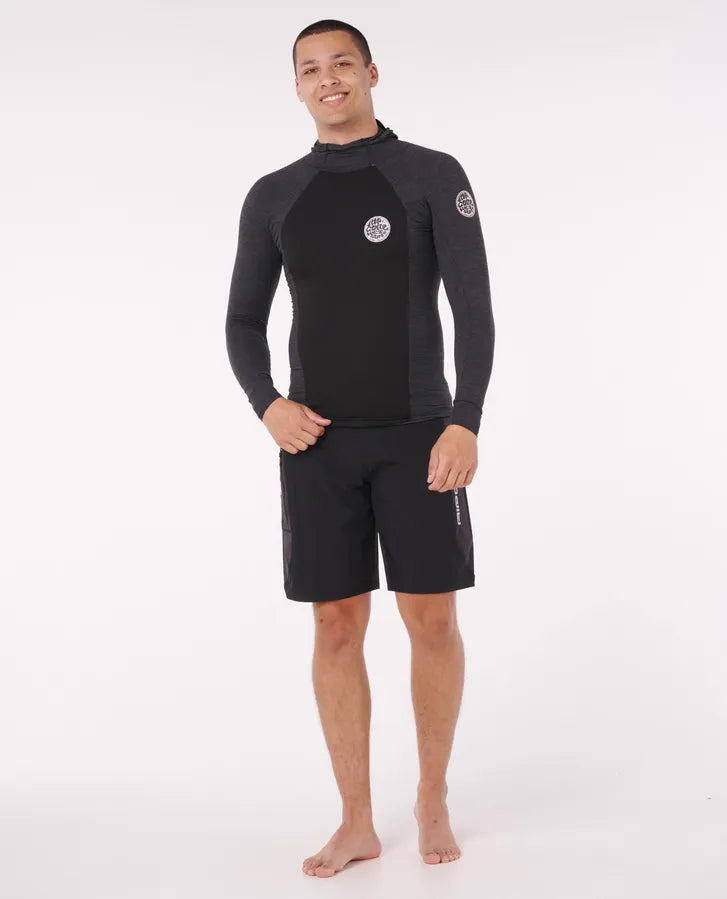 Ultimate Search Long Sleeve Hood Vest - Black