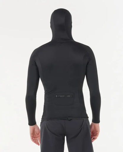 Ultimate Search Long Sleeve Hood Vest - Black