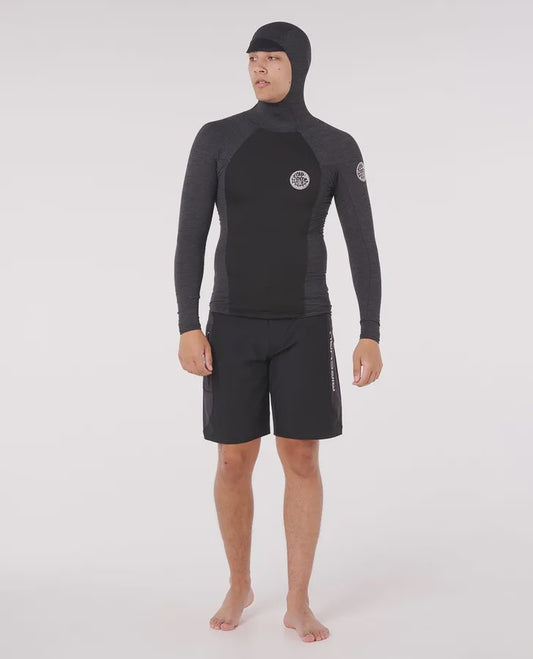 Ultimate Search Long Sleeve Hood Vest - Black