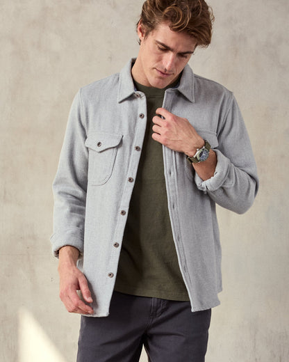 Outerknown Blanket Shirt - Heather Grey
