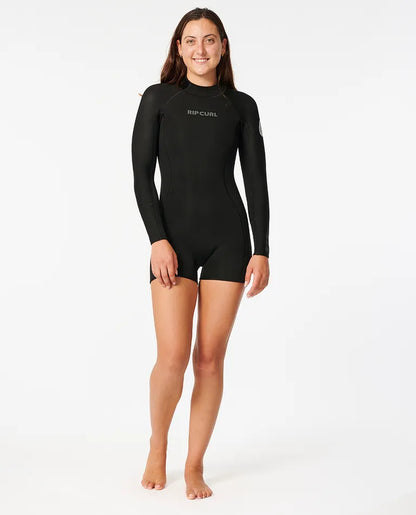 WOMEN'S D/PATROL 2MM L/SL SPRING - BLACK