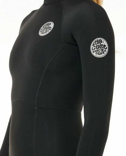 G-BOMB 1.5MM LONG SLEEVE BACK ZIP BOY LEG SPRING - BLACK