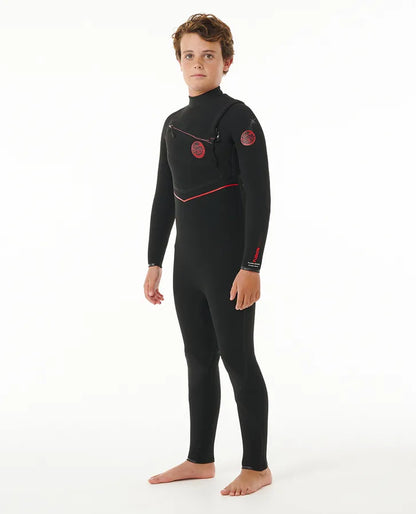 Kids F-Bomb Fusion 3/2 Chest Zip - Black