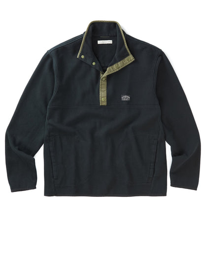 Outerknown Blanket Snap Popover - Pitch Black