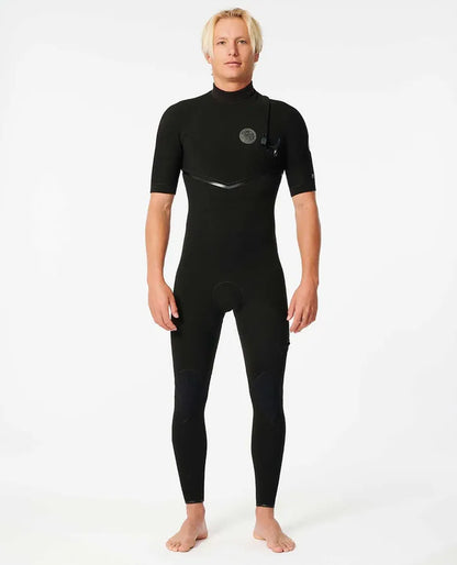 E-Bomb Zip Free 2/2 Short Sleeve Steamer Wetsuit - Black