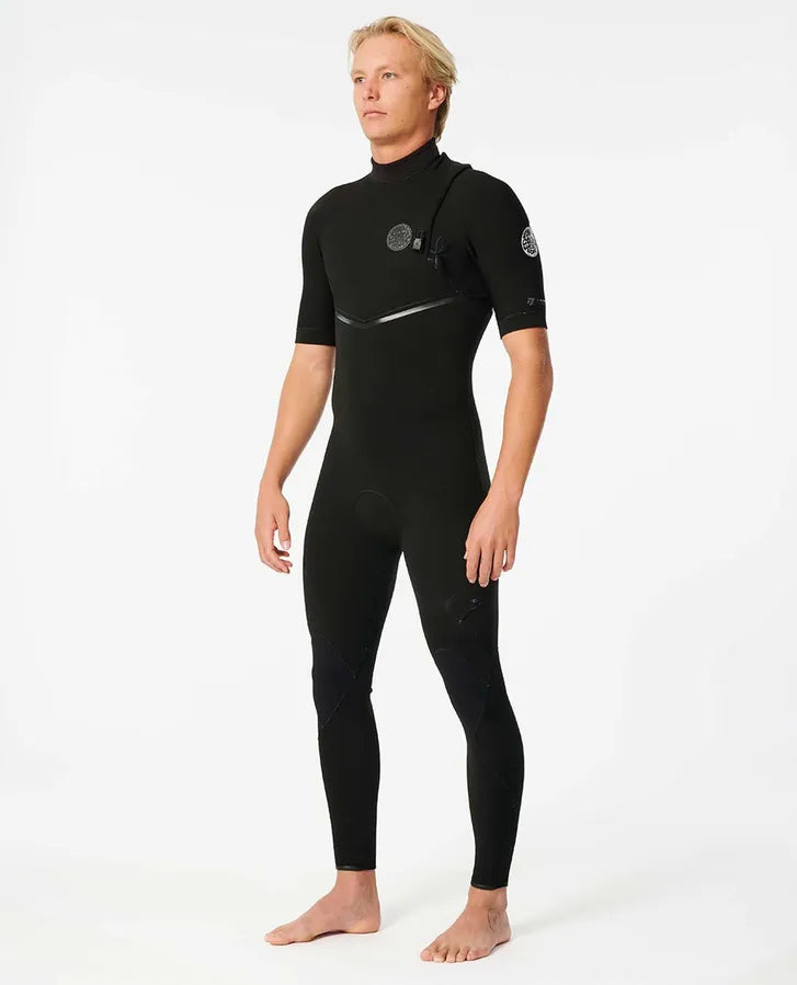 E-Bomb Zip Free 2/2 Short Sleeve Steamer Wetsuit - Black