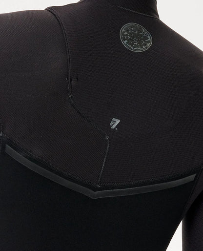 Rip Curl Men's E-Bomb 3/2 Chest Zip Wetsuit - Black