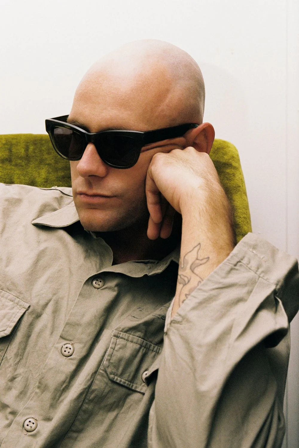Brut - Army Green Polished / Black Lenses