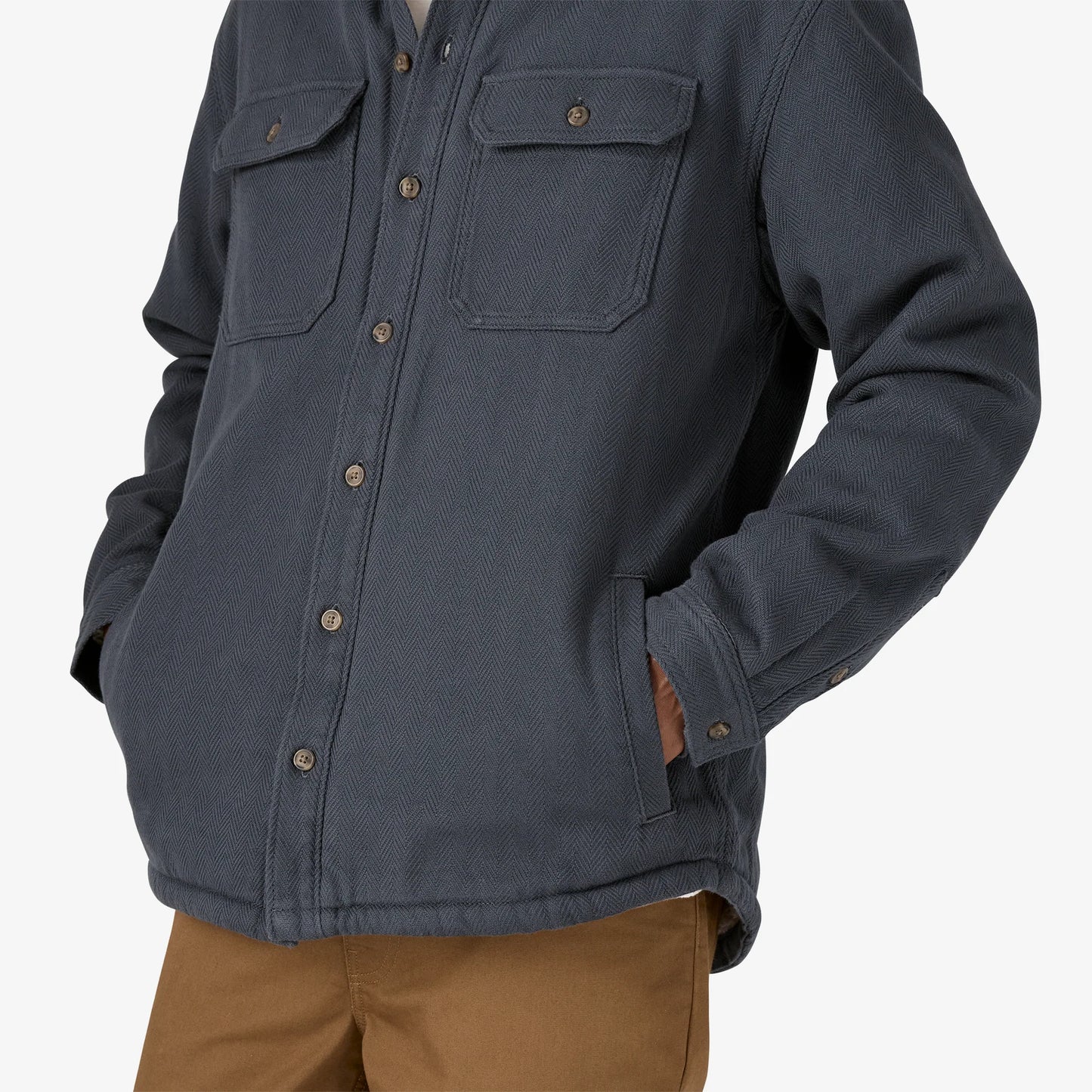Men's Pile-Lined Fjord Loft Shirt Jacket - Smolder Blue
