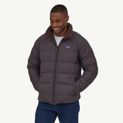 MEN'S REVERSIBLE SILENT DOWN JACKET - INK BLACK